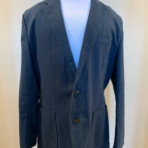 J Crew Thompson Blazer Sport Jacket Mens 44 Blue
